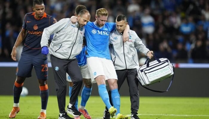 De Bruyne Cedera Usai Tendang Penalti, Napoli Waswas: Tudingan Kecelakaan atau Konspirasi?