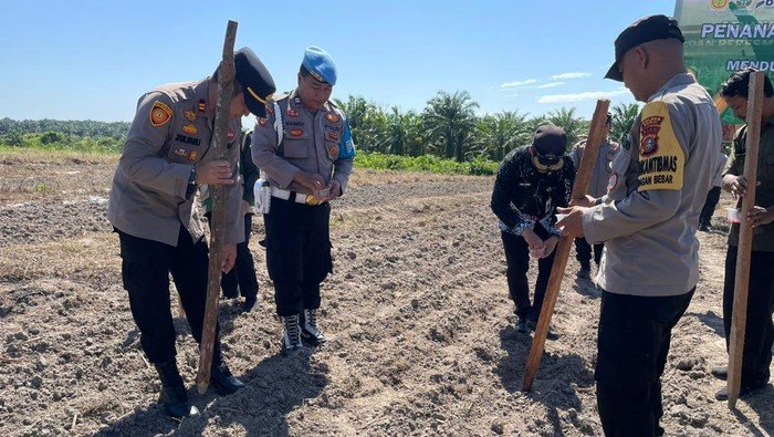 Revolusi Pertanian di Dumai: Polres Tanam Jagung Perdana untuk Kebutuhan Pangan