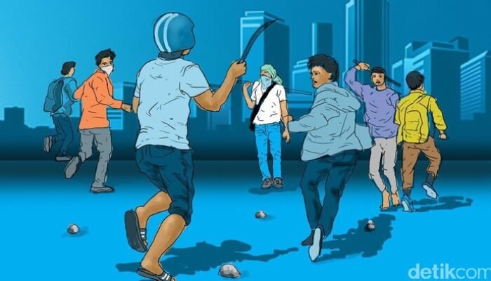 Pelajar SMP Kena Bacok Saat Tawuran di Sawangan Depok – Update 2