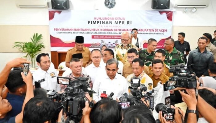 “MPR RI: Aceh adalah Bagian Kita, Pemulihan Pascabencana Jadi Prioritas Nasional”