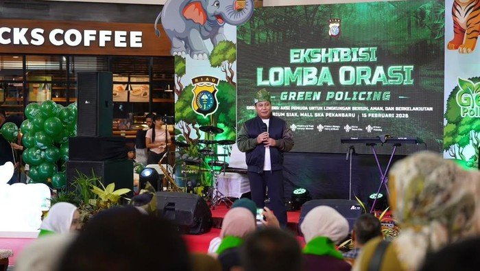 **Menggugah Kebanggaan Generasi Muda: Pelajar dan Mahasiswa Riau Suarakan Isu Lingkungan Lewat Orasi Green Policing**