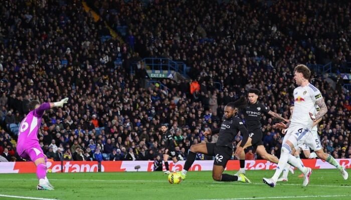 “Unggul di Babak Pertama, Semenyo Man City Berikan Pesan Keras kepada Leeds”