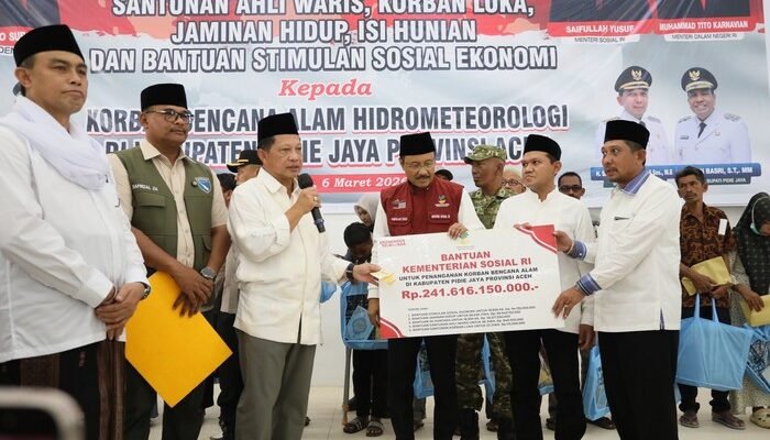 Pemerintah Salurkan Bansos Rp 878,6 M untuk Korban Bencana Sumatera – Update 1