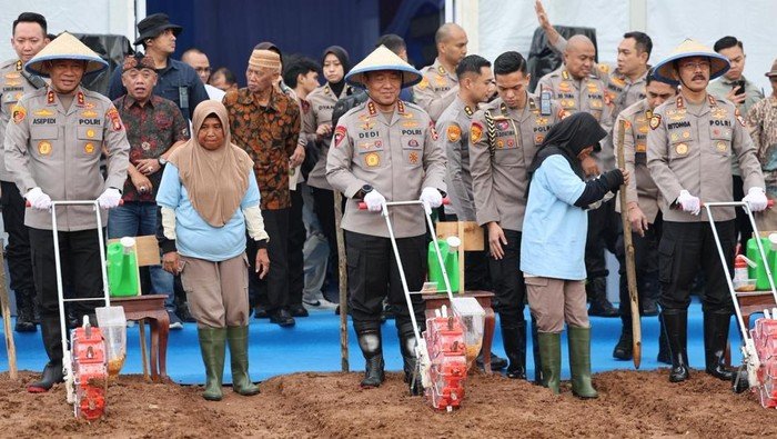 Wujudkan Swasembada Pangan, Polda Metro Tanam Jagung di Lahan 50 Ha Bekasi - Update 2