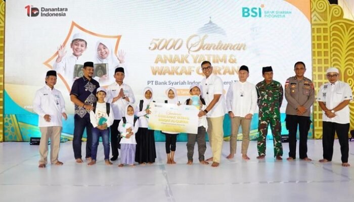 BSI Santuni 5.000 Anak Yatim Serentak, Ramaikan Ramadan di 9 Lokasi