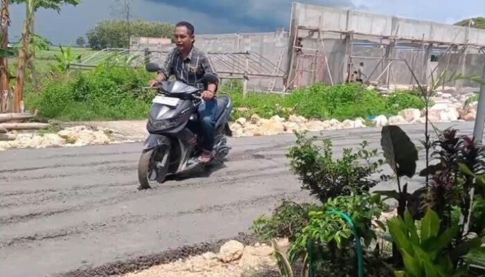 Pemotor yang Terjang Jalan Lagi Dicor di Blora Jadi Tersangka – Update 1