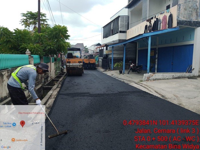 10 Tahun Terbengkalai, Jalan Teluk Leok dan Tobek Godang Kini Berubah Menjadi Aspal Mentereng