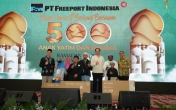 “Sorot: Karyawan Freeport Indonesia Berikan Santunan untuk 700 Anak Yatim & Dhuafa, Inilah Pekerja yang Berbagi”