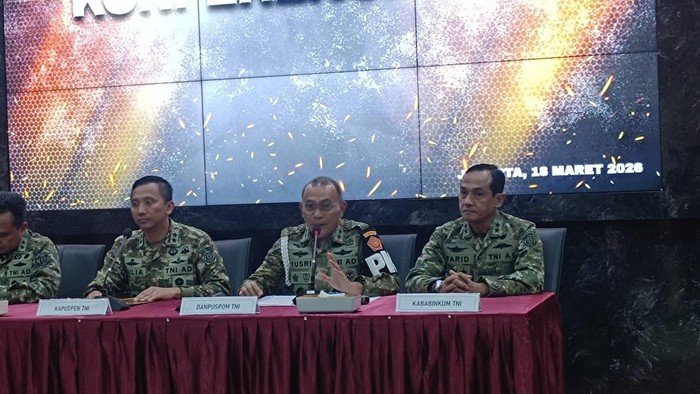4 Prajurit TNI Tersangka Penyiraman Air Keras ke Aktivis KontraS Ditahan - Update 2