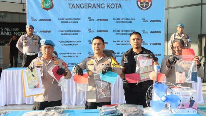 Polisi Sikat Komplotan Curanmor di Tangerang, 7 Debt Collector Gadungan Ditangkap - Update 2